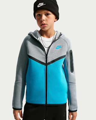 Nike Sportswear Tech Fleece Older Kids' Full-Zip Hoodie. Nike SI